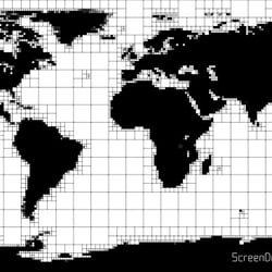 „Earth Patches“ – Stilisierte Weltkarte