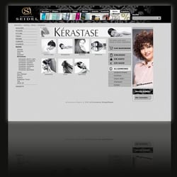 Alexander Seidel Coiffure -- Screendesign für Online-Shop xt:Commerce