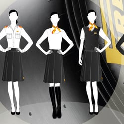 Pirelli hostessen Uniform