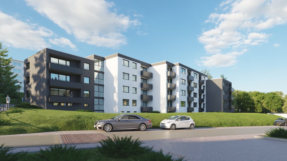3d-Visualisierung Wohnhaus, Karl-Krösche-Straße