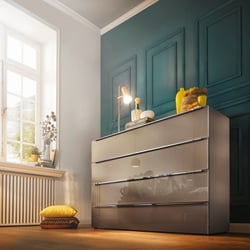 NOLTE Styling ALEGRO STYLE Bett SONYO Samtbraun