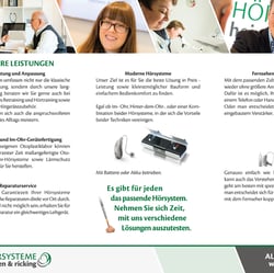 Corporate Design-Hoersysteme Heinen und Ricking-Flyer