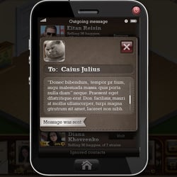 Weeds Social Club – smartphone UI