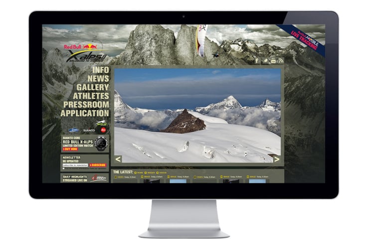 Red Bull Xalps website