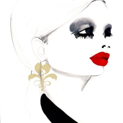 Modeillustration vier