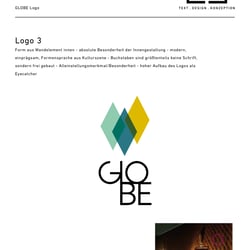 Konzeption Globe Logo