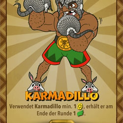 Spielkarte: „Karmadillo“