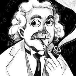 Portrait Albert Einstein