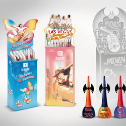 Displays für Kosmetikmarkenvertrieb
