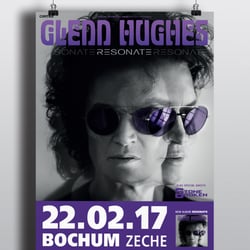 Plakatdesign „Glenn Hughes“