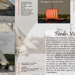 Innenseite einer Broschüre eines Flensburger Magazins
