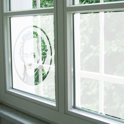 Fensterbeschriftung