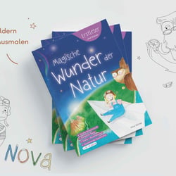 Malvorlagen von „Magische Wunder der Natur“/ Illustration und Design (Kinderbuch auf Amazon erhältlich)