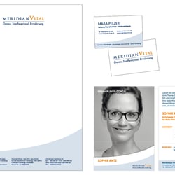 Geschäftsausstattung & Sedcards für MeridianSpa Deutschland