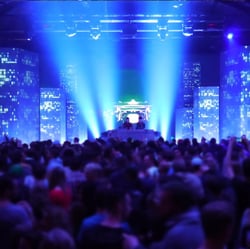 3D Mapping Bühnenshow