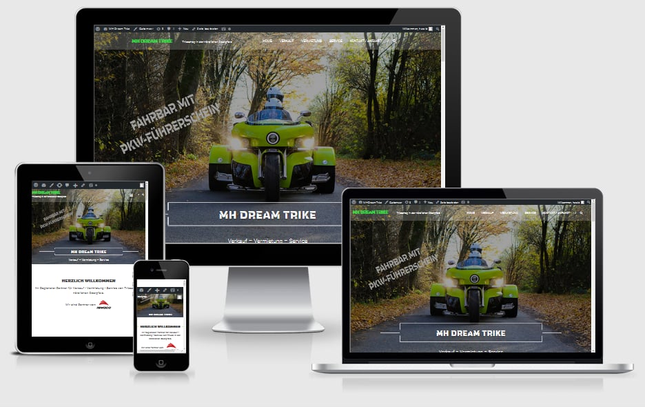 Webdesign (MH Dream Trike)