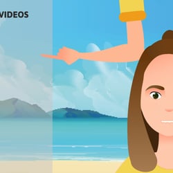 Lari auf Safari Endcard