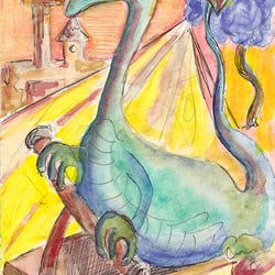 dinosaur skater