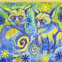 Fantasiewesen12×20cm, 35 Euro – Kopie