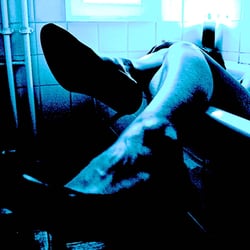 Experimental Photo Retouching—Maria in the Bathroom—2014