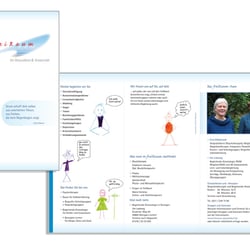 Flyer Psychotherapeutische Praxis „Freiraum”