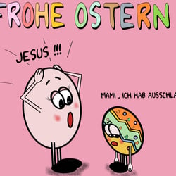 frohe ostern, ausschlag
