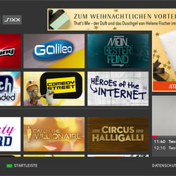 Douglas HbbTV Kampagne – Powercorner, Pro7 HbbTV Mediathek