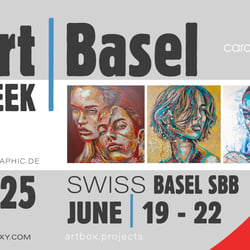 carographic – Art Basel Week 2025, Basel SBB – Westflügel, Artboxy