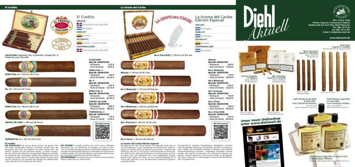 Diehl Aktuell – Klappflyer 6seiter + Produktfotografie / Aussenseiten