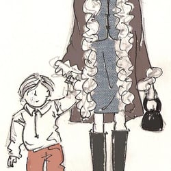 fashion victime et son gosse