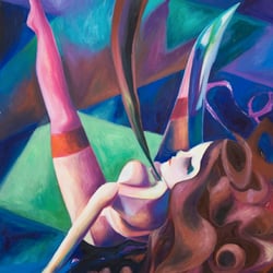 Fortsetzung von Spielzeuge, 2006, Öl auf Papier, 99 × 126 cm