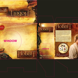 Verpackung für ein HOBBIT Frühstücksset