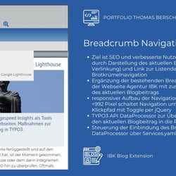 Breadcrumb Navigation mit responsivem Design
