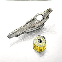 Schädelknochenholzsplitter