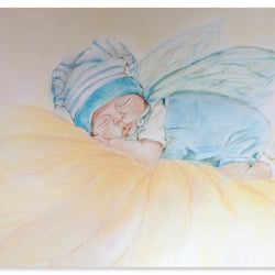 Portraitart °Elfenjunge schlafend°