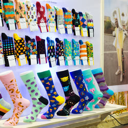 Happy Socks Messestand Seek&Bright