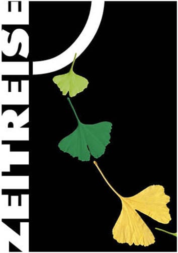 Zeitreise-Plakat für eine Ausstellung