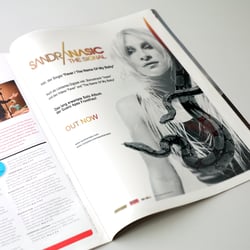 Anzeigengestaltung „Sandra Nacic“ (GUN Rec.)