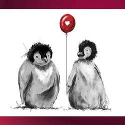 Digital Pinguin love