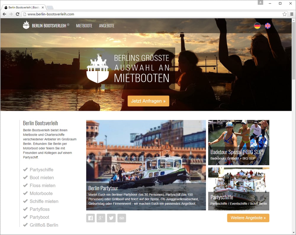 Screenshot Website #1