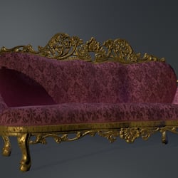 Barock Salon Asset  Chaiselongue