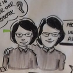 Graphic Recording für die Uni Darmstadt
