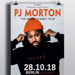 Plakatdesign „PJ Morton“
