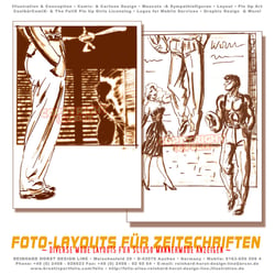 Foto-Layouts für Sciuso für die damalige Männer Vogue