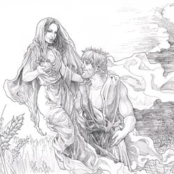 Hades und Persephone