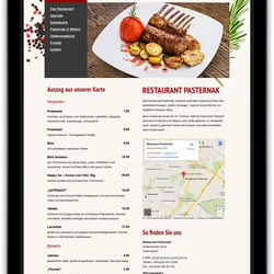 Restaurant Pasternak: Relaunch der Webseite
