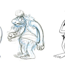 weitere Skizzen in Richtung des ersten Characters