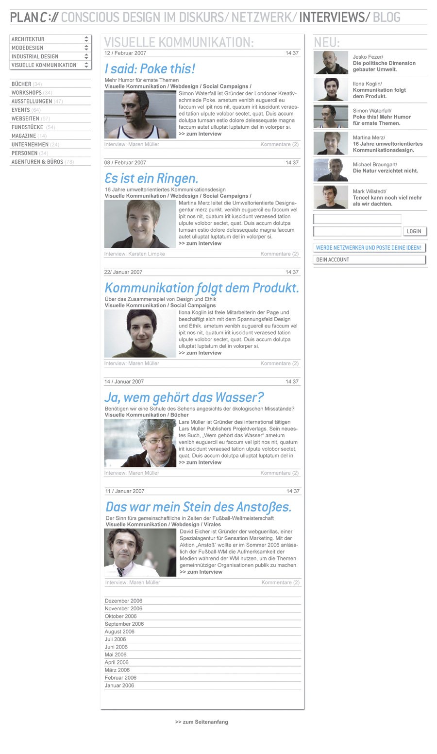 Plan C // Conscious Design im Diskurs [Bachelorthesis]