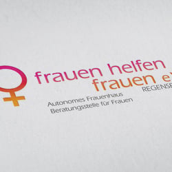 frauenhelfenfrauen Logo mockup