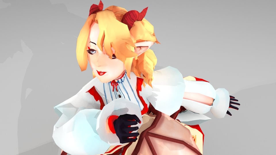 Velvet die Drachenpinzessin Render